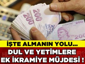 Dul ve Yetimler Ek İkramiye Alıcak..