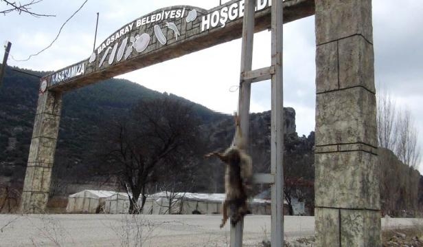 İNSANLIK BU POŞETTE! İPLE DİREĞE ASTILAR... galerisi resim 2