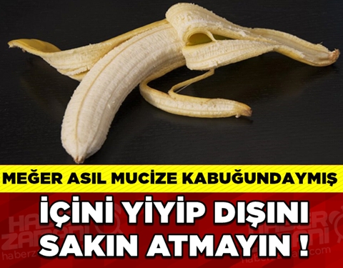 MUZ KABUĞUNUN İNANILMAZ FAYDALARI... galerisi resim 1