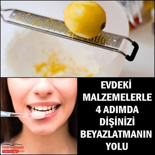 EVDEKİ MALZEMELERLE 4 ADIMDA DİŞİNİZİ BEYAZLATMANIN YOLU galerisi resim 1