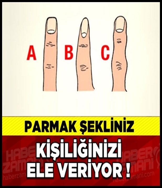 PARMAK ŞEKLİNİZ KİŞİLİĞİNİZİ YANTISIYOR... galerisi resim 1