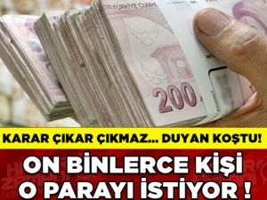 KARARIN ÇIKTIĞINI DUYAN KOŞTU!