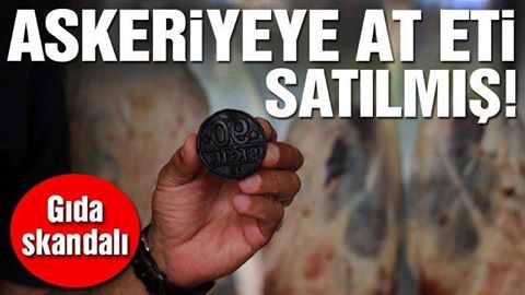 ASKERİYEDE AT ETİ SKANDALI! galerisi resim 1