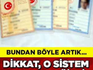 RESMEN DEĞİŞTİ! BUNDAN BÖYLE...