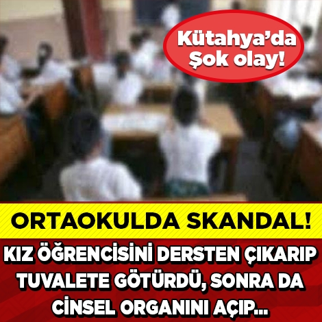 ORTAOKULDA İĞRENÇ SKANDAL! HER ŞEY BÖYLE ORTAYA ÇIKTI... galerisi resim 1
