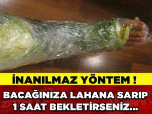 İNANILMAZ... 1 SAAT BEKLETİN FARKI HİSSEDECEKSİNİZ!