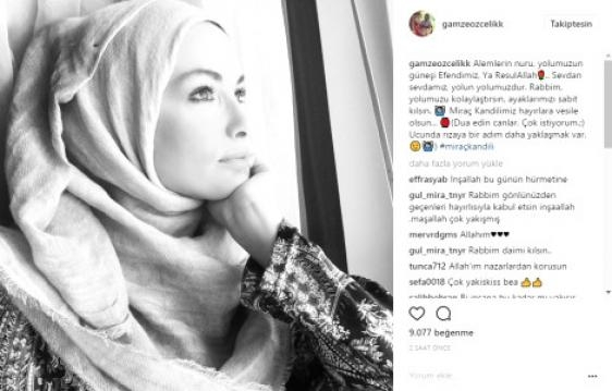 TESETTÜRLÜ FOTOĞRAFINI PAYLAŞIP ALTINA BUNLARI YAZDI! İŞTE GAMZE ÖZÇELİK galerisi resim 2