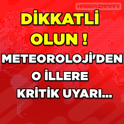 METEOROLOJİ UYARDI! galerisi resim 1