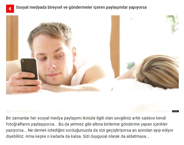 Eşiniz veya sevgiliniz bu 10 şeyden birini yapıyorsa dikkat galerisi resim 5