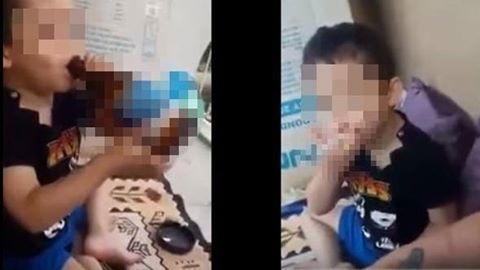 Sigara ve alkol içirilen o çocuk ile ilgili flaş gelişme! galerisi resim 2