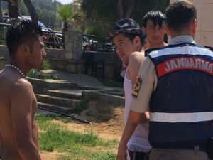 Plajda küçük kıza taciz iddiası: 5 Suriyeli yakalandı