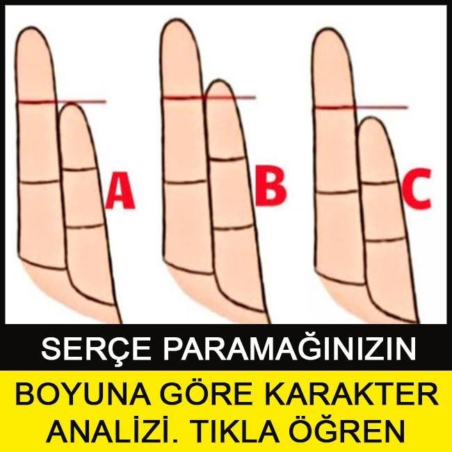 Serçe Parmağına Göre Karakter Analizi galerisi resim 1