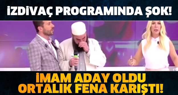 İZDİVAÇ PROGRAMINDA ŞoK! İMAM ADAY OLDU ORTALIK KARIŞTI! galerisi resim 1