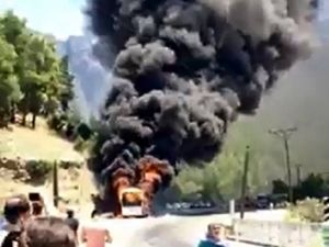 Fotoğraflar az önce geldi! Çok sayıda ekip olay yerinde...