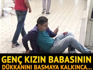 Önce kızını taciz etti sonra dükkanını bastı...