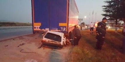 Kütahya'da genç çift trafik kazasında öldü galerisi resim 1