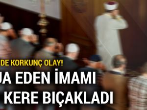 CAMİDE KORKUNÇ OLAY! DUA EDEN İMAMI 20 KERE BIÇAKLADI