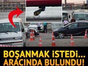 Eşinden boşanmak istedi... Aracında bunu buldu