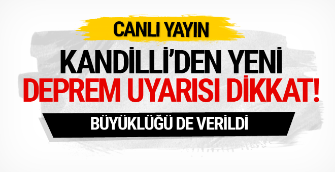 Kandilli'den son dakika deprem açıklaması yeniden olacak! galerisi resim 1