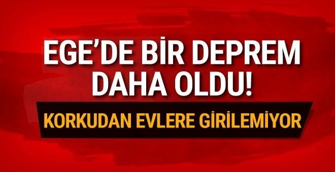 Ege'den bir deprem haberi daha geldi galerisi resim 1
