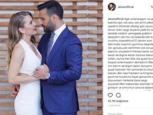 Alişan: Eda terliğimi ayağıma getirecek