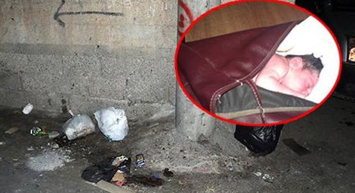 Adana'da yeni doğmuş bebeği çöpe bıraktılar galerisi resim 4