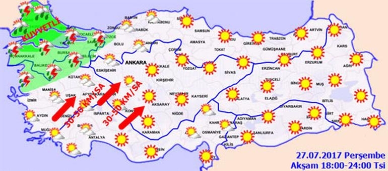 Dikkat! Meteoroloji uyardı galerisi resim 4