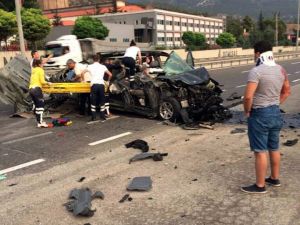 FECİ KAZA! GÖRENLER DEHŞETE DÜŞTÜ...