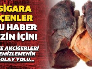 Sigara İçenler Bu Haber Sizin İçin! İşte Akciğerleri Temizlemenin Kolay