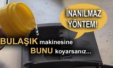 BULAŞIK YIKARKEN KULLANABİLECEĞİNİZ İNANILMAZ YÖNTEM! MAKİNEYE BUNU KOYA galerisi resim 3