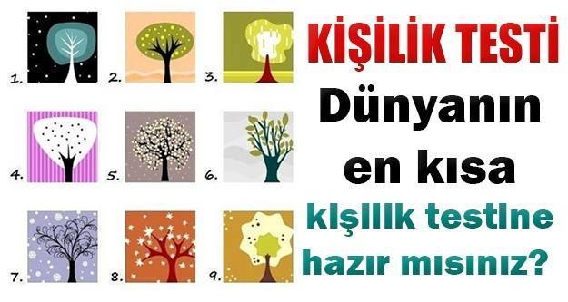 Yeni bir kişilik testi sadece bir dakikada kendinizi test edin.. galerisi resim 1