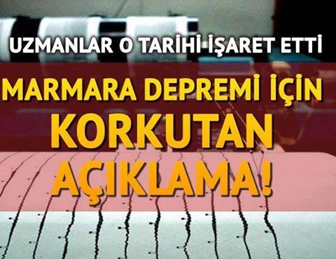 Marmara depremi için korkutan açıklama! galerisi resim 1