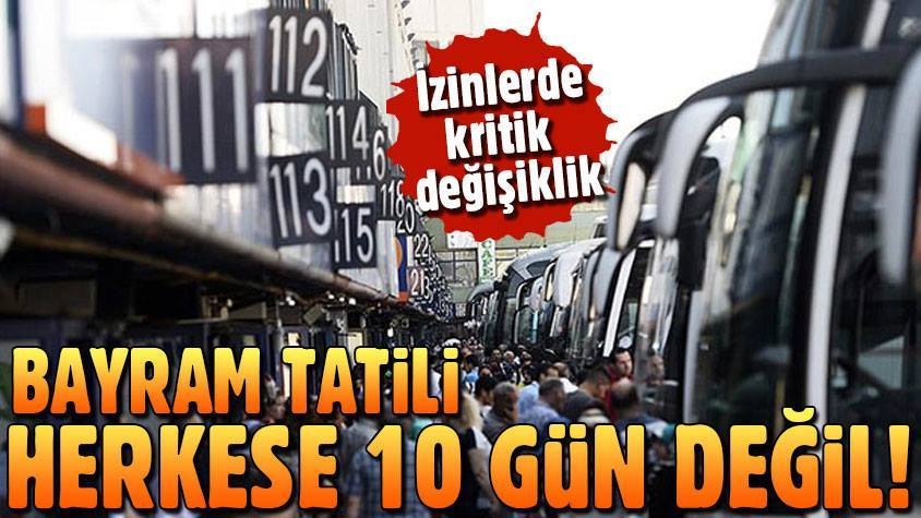BAYRAM TATİLİ HERKESE 10 GÜN DEĞİL! YILLIK İZİNLERDE ÖNEMLİ DEĞİŞİKLİK galerisi resim 1