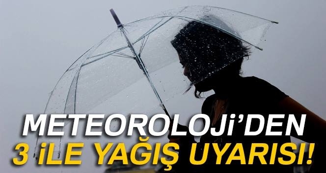 Meteoroloji'den 3 ile yağış uyarısı! galerisi resim 1