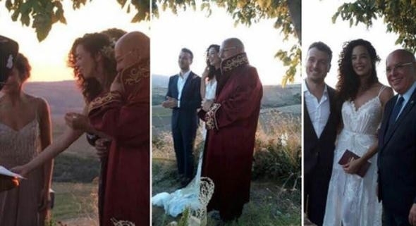 Dünya Güzeli Azra Akın evlendi, tarlada düğün yaptı! galerisi resim 11