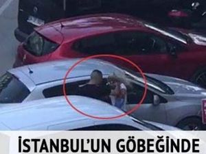 Maltepe'de sokak ortasında kadına şiddet