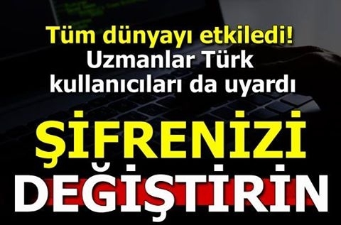 UZMANLAR UYARDI! ŞİFRENİZİ DEĞİŞTİRİN galerisi resim 1