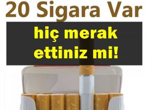 Sigaranın pakette 20 tane olması hiçte tesadüf değilmiş, tamamen bilinçl