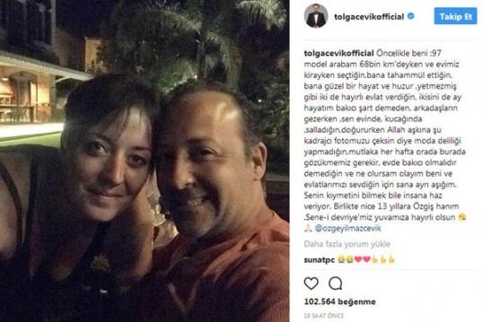 Tolga Çevik eşi için yazdığı yazıyla herkesi kendine hayran bıraktı galerisi resim 3