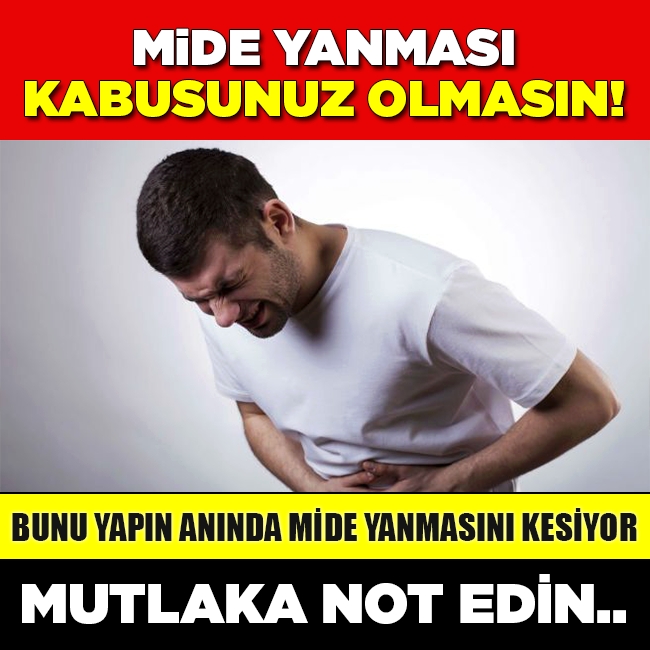 Mide yanması kabusunuz olmasın! Mutlaka deneyin.. galerisi resim 1