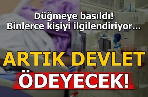 HASTA VE HASTA YAKINLARINA MÜJDE! ARTIK DEVLET KARŞILAYACAK galerisi resim 1