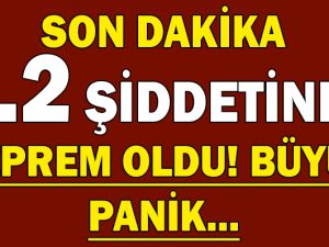 SON DAKİKA! 5.2 ŞİDDETİNDE DEPREM OLDU! BÜYÜK PANİK...