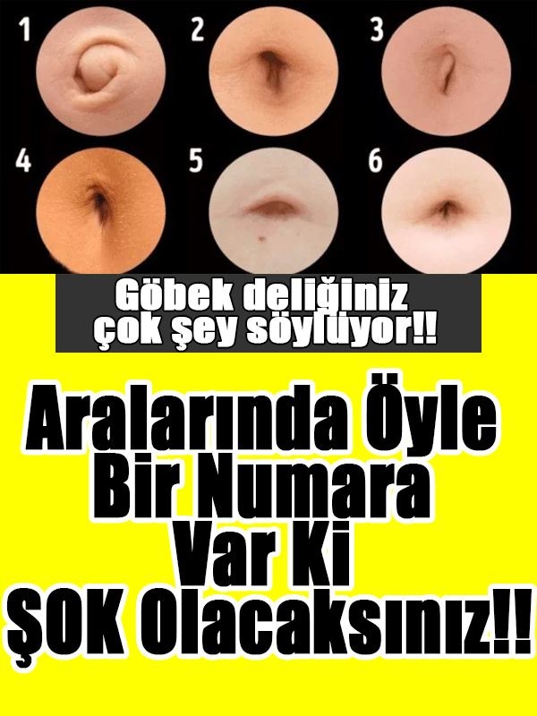 Göbek Deliğine Göre Kişilik Testi Sizinki Kaç Numara ? galerisi resim 1