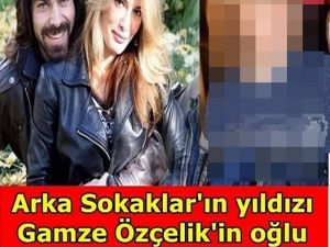 Arka Sokaklar'ın yıldızı Gamze Özçelik'in oğlu Murathan büyüdü