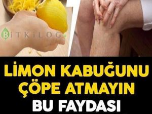 Limon Kabuğunu Çöpe Atmayın. Doktorları Bile Şaşırtan Faydası