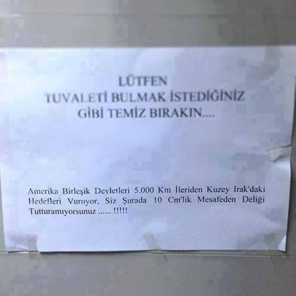 Güzel ülkemizden mizah dolu 15 komik tuvalet yazısı sizlerle galerisi resim 2
