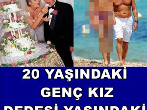 Dedesi yaşlarında bir adamla evlenir!