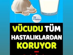 Süt ve Sarımsak Kürü Vücudunuzu Tüm Hastalıklardan Koruyor