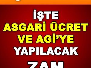 2020 Asgari Ücret ve AGİ'ye Yapılacak ZAM Oranı Resmen Açıklandı