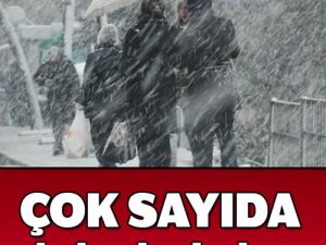 Meteorolojiden 10 İlimize Kar Tipisi Uyarısı